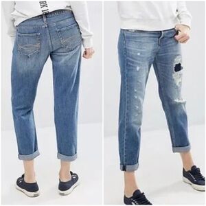 Abercrombie & Fitch Boyfriend Distressed Jeans